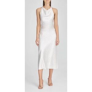 NEW Significant Other Deidra White polka dot dress NWT 4